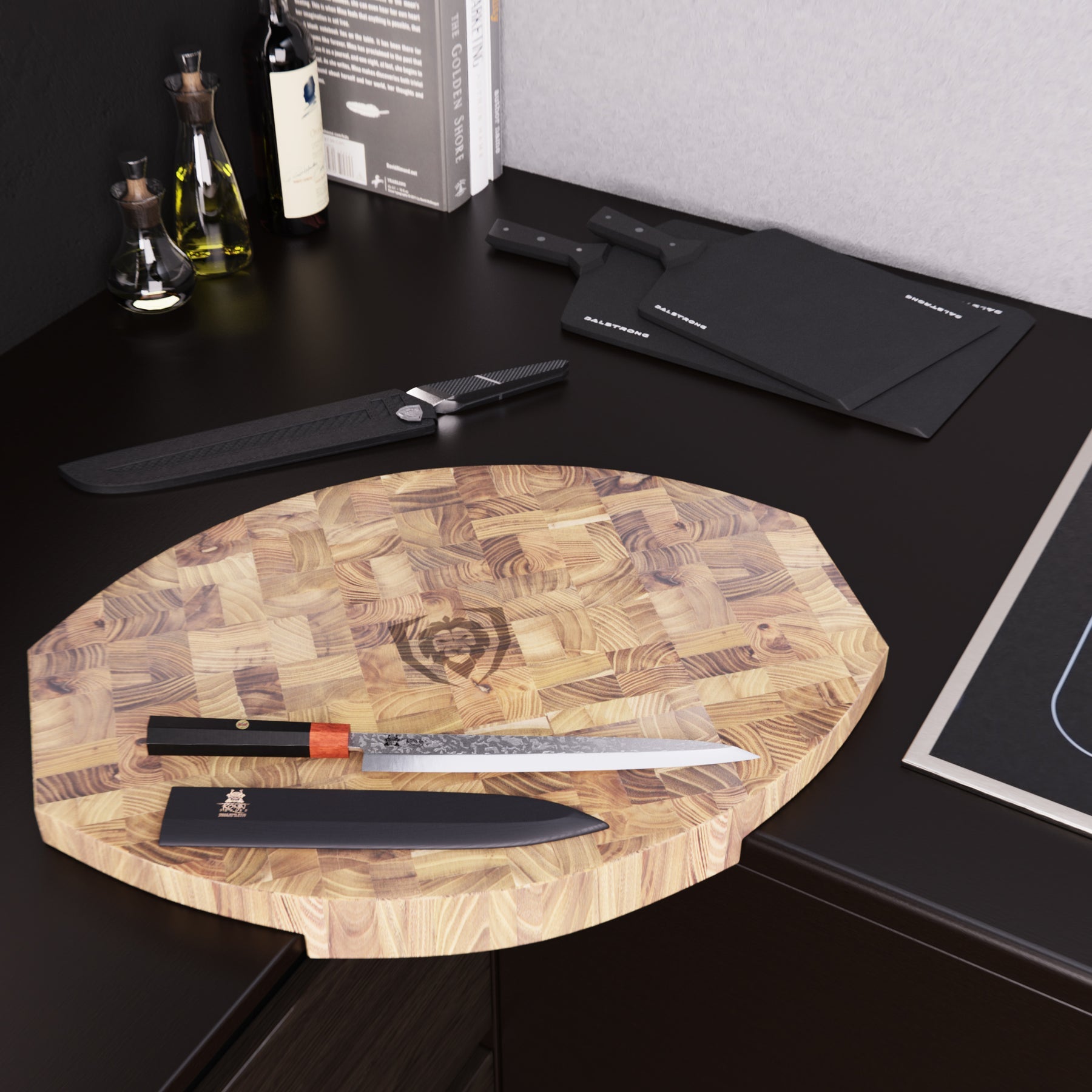 Premium Artificial Stone Kitchen Cutting Board Set. 3pcs