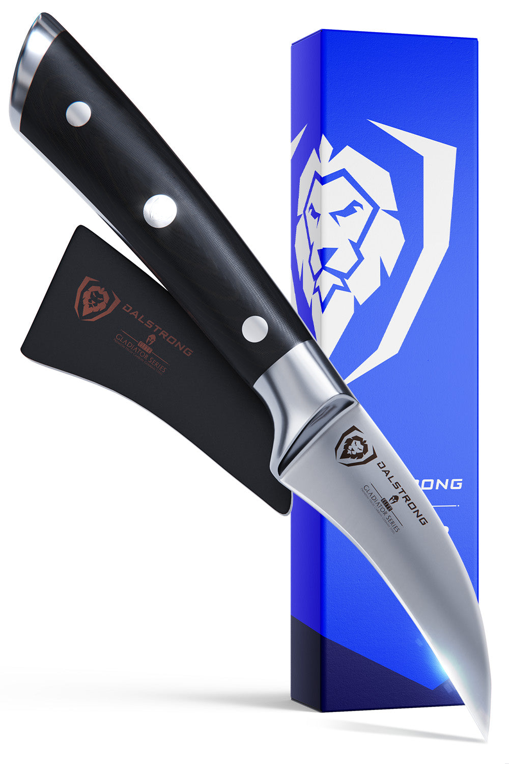 Dalstrong Paring Tourne Knife Peeler - Gladiator Series - Birds Beak Peeling - German HC Steel - 2.75 inch