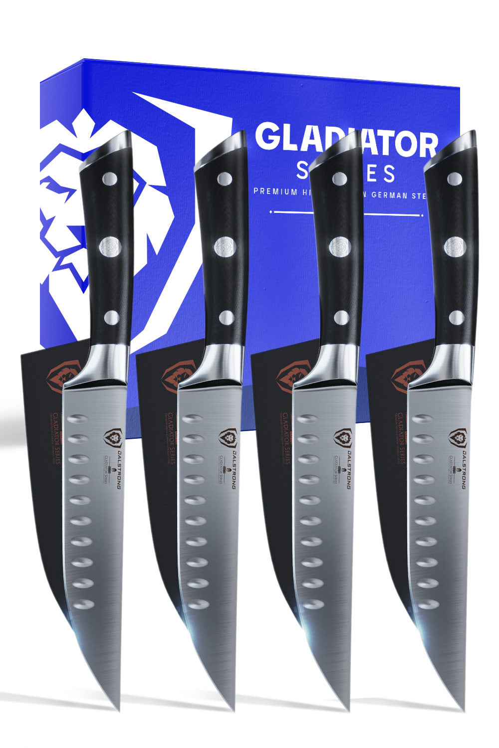Dalstrong Knife Set Block - 8 Piece - Gladiator Series Knife Set - German HC Steel - G10 Garolite Handles - NSF Certified