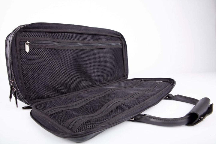 Dalstrong compact gaston 2 pocket knife bag showcasing it's exterior design.
