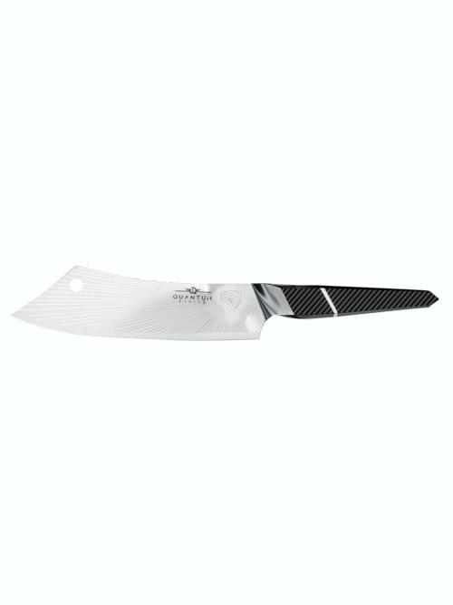 Dalstrong quantum 1 series 8 inch crixus cleaver knife in all angles.