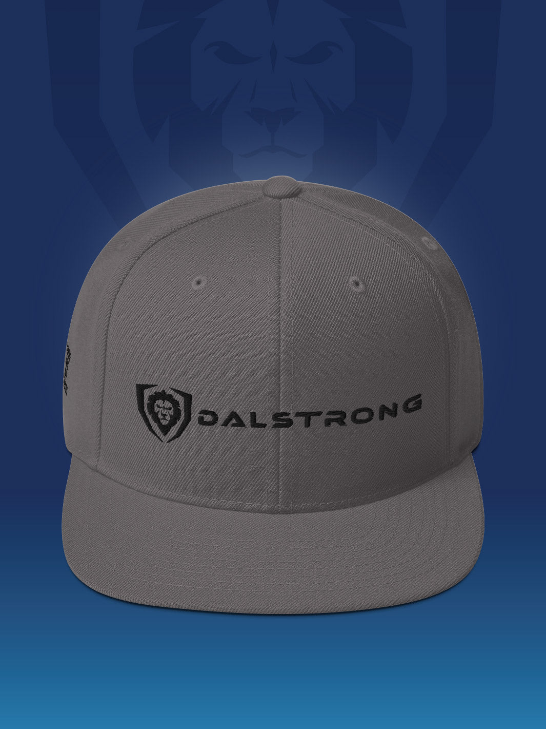 Dalsttrong apparel make it snappy snapback hat dark grey.