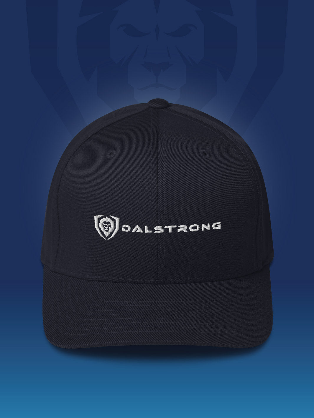 Dalstrong apparel i like your fit twill cap classic logo dark navy.