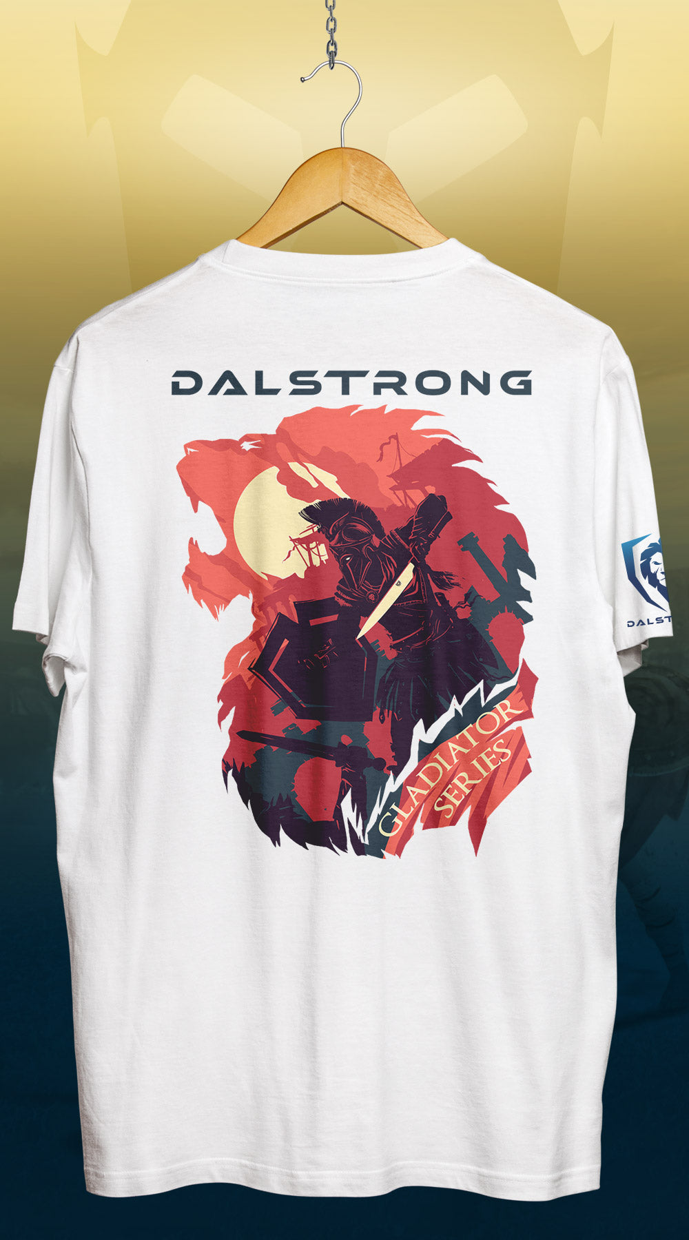 Dalstrong fight for glory tee white.