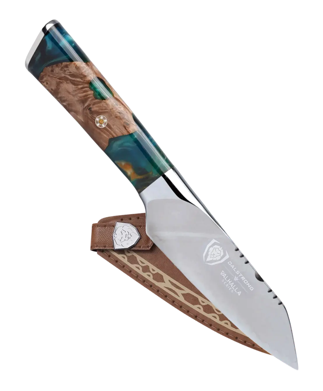 4″ Paring Knife with leather sheath