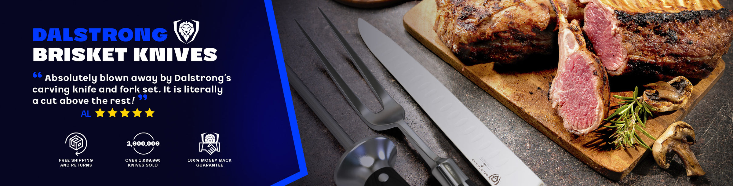 Pit Boss 2-Piece Brisket Carving Knife Set