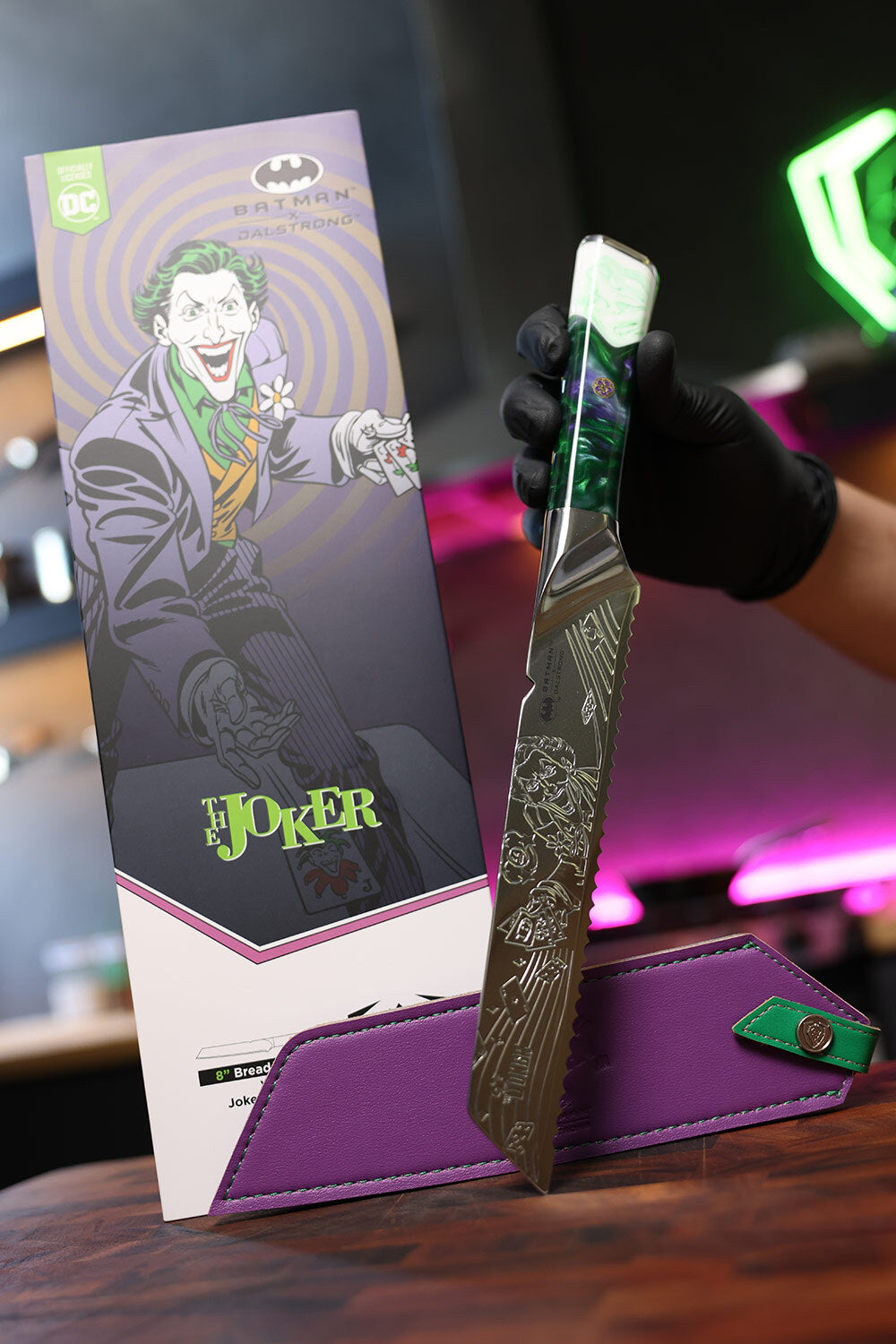 Bread Knife 8" | THE JOKER™ Edition | Dalstrong ©