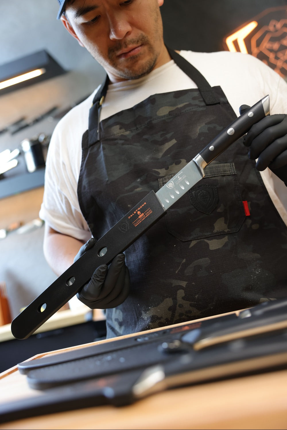 4 Piece Knife Set | Slicing, Boning, Butcher & Venator Knife | Gladiator Series Elite | NSF Certified | Dalstrong ©