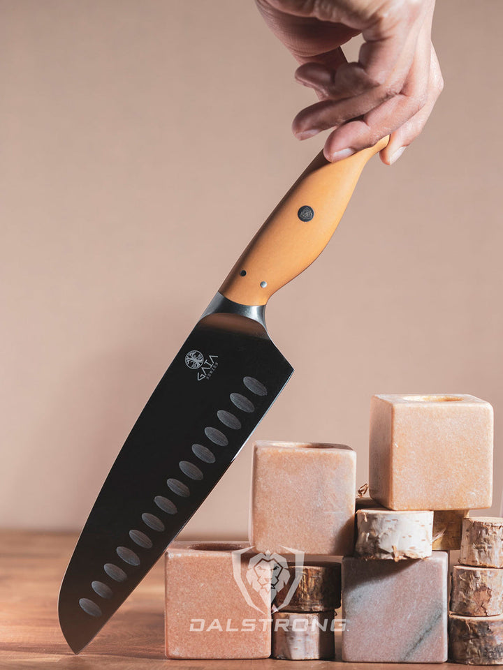 3-Piece Knife Set | Chef - Santoku - Paring | Sustainable and Earth-friendly Material | Gaia Series | Dalstrong © 6