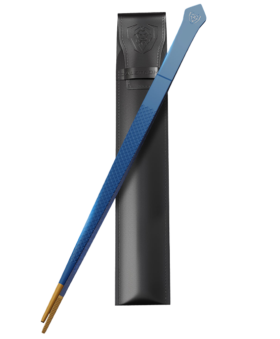 Plating Tweezers 10" | Dual Color | Professional Use | Dalstrong ©