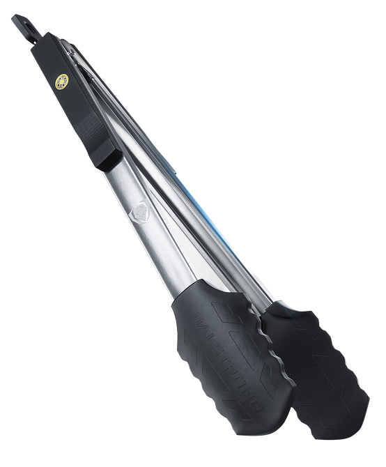 Food Tongs 12" | Scalloped Silicone Tips | Dalstrong ©