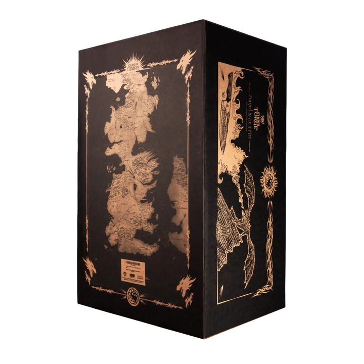 Game of Thrones™ x StudioForge™ | Drogon's Fury™ | 8.5” Collector’s Chef Knife & Sculpted Display Stand