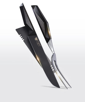 Shadow Black Series _ Carving Knife & Fork Set 9