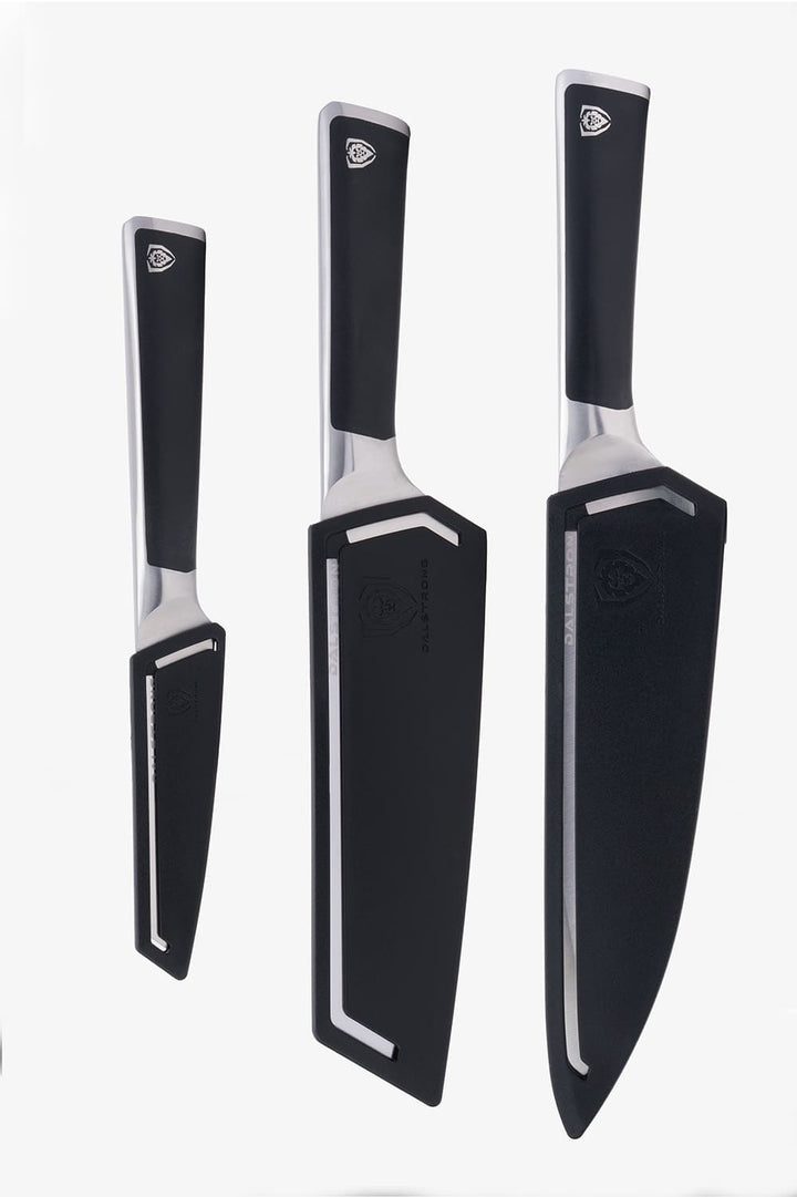 3-Piece Knife Set | Black Handle | Vanquish Series | NSF Certified | Dalstrong ©