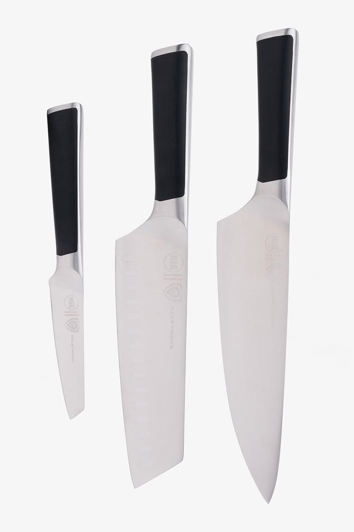 3-Piece Knife Set | Black Handle | Vanquish Series | NSF Certified | Dalstrong ©
