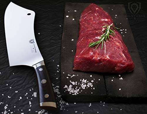 Chef's Knife & Cleaver Hybrid 12" | Crixus | Gladiator Series | NSF Certified | Dalstrong © 8