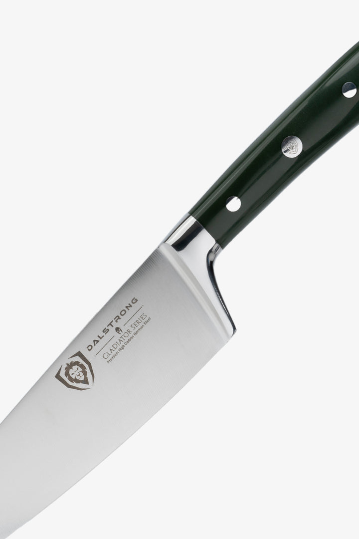 Chef's Knife 8" | Army Green Handle | Gladiator Series | NSF Certified | Dalstrong ©