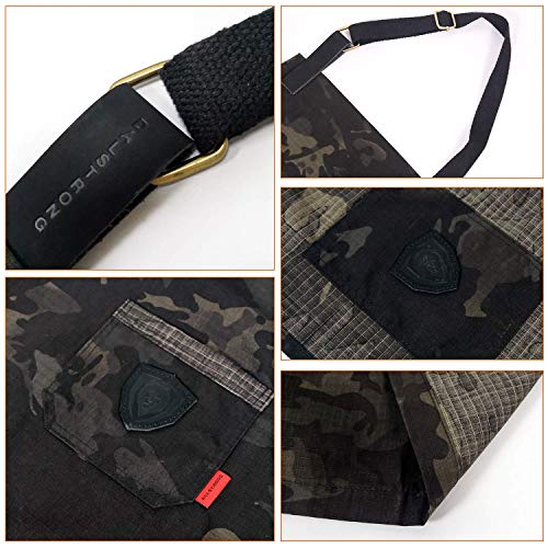 The Kitchen Rambo | Dark Camo Professional Chef's Kitchen Apron | Dalstrong © 2