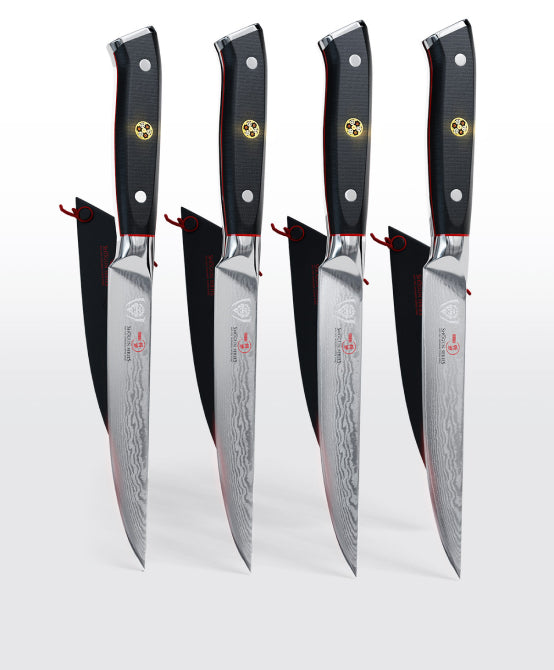 4 Piece Steak Knife Set | Shogun Series | ELITE | Dalstrong ©