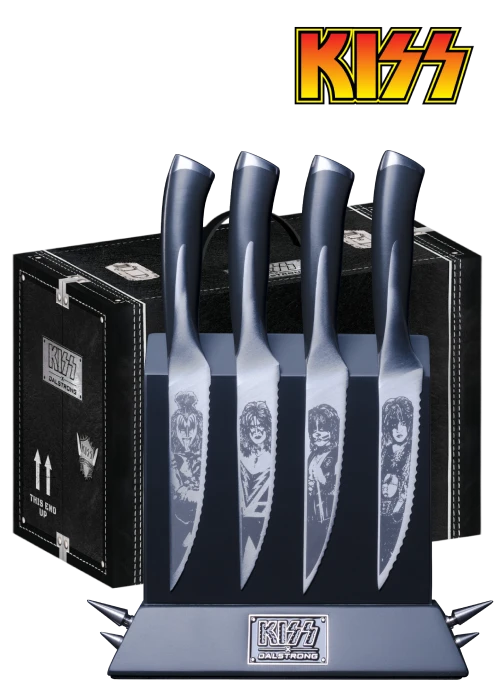 KISS™ x Dalstrong Collection _ 4 Piece Steak Knife Set _ 1
