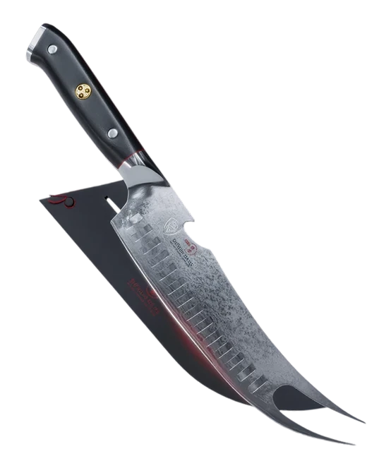 Shogun Series _ BBQ Pitmaster & Meat Knife 8" | Forked Tip & Bottle Opener | Shogun Series | ELITE | Dalstrong © _ 1