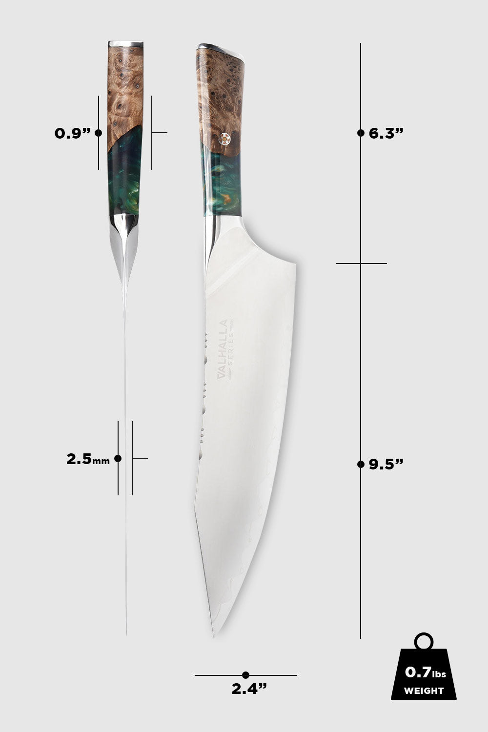 2 Piece Set | Chef Knife & Paring Knife | Valhalla Series | Dalstrong ©