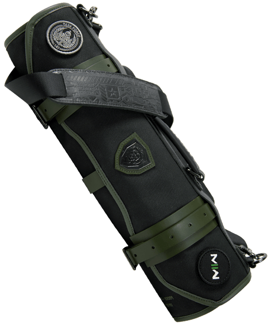 Call of Duty © Edition _ Canvas Knife Roll | Call of Duty © Edition | Black Waxed Canvas | EXCLUSIVE COLLECTOR ROLL | Dalstrong © _ 1