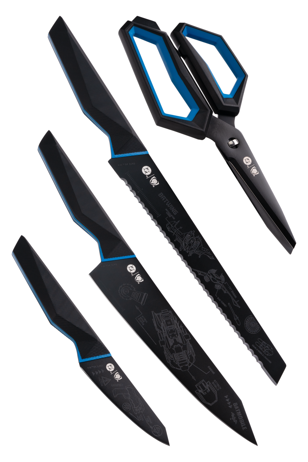 Knife Block Set 4-Piece | Batman™ Edition | Dalstrong © 15