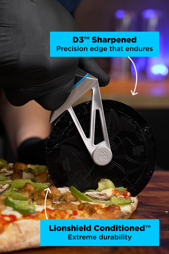 Batman™ Edition Bundle | Knife Block Set + Pizza Wheel | Dalstrong © 25