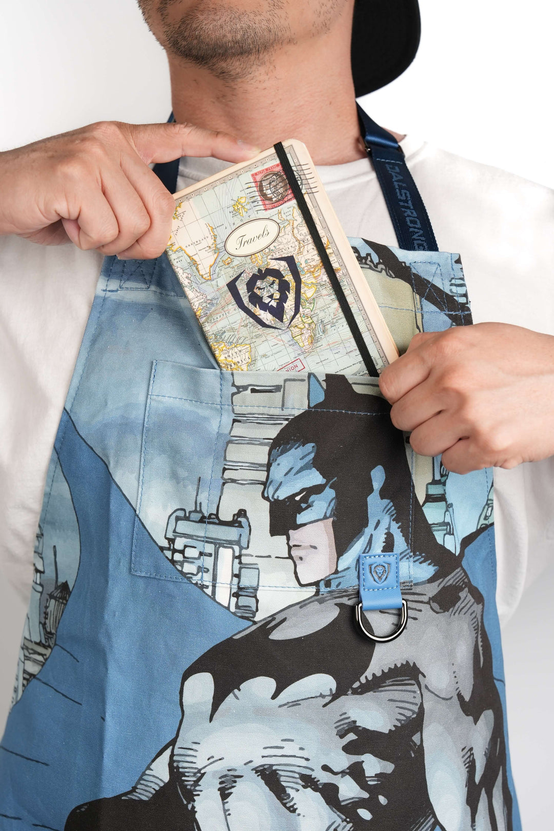 Chef's Apron | Batman™ Edition | Blue Legend | 100% Breathable Cotton | Dalstrong ©