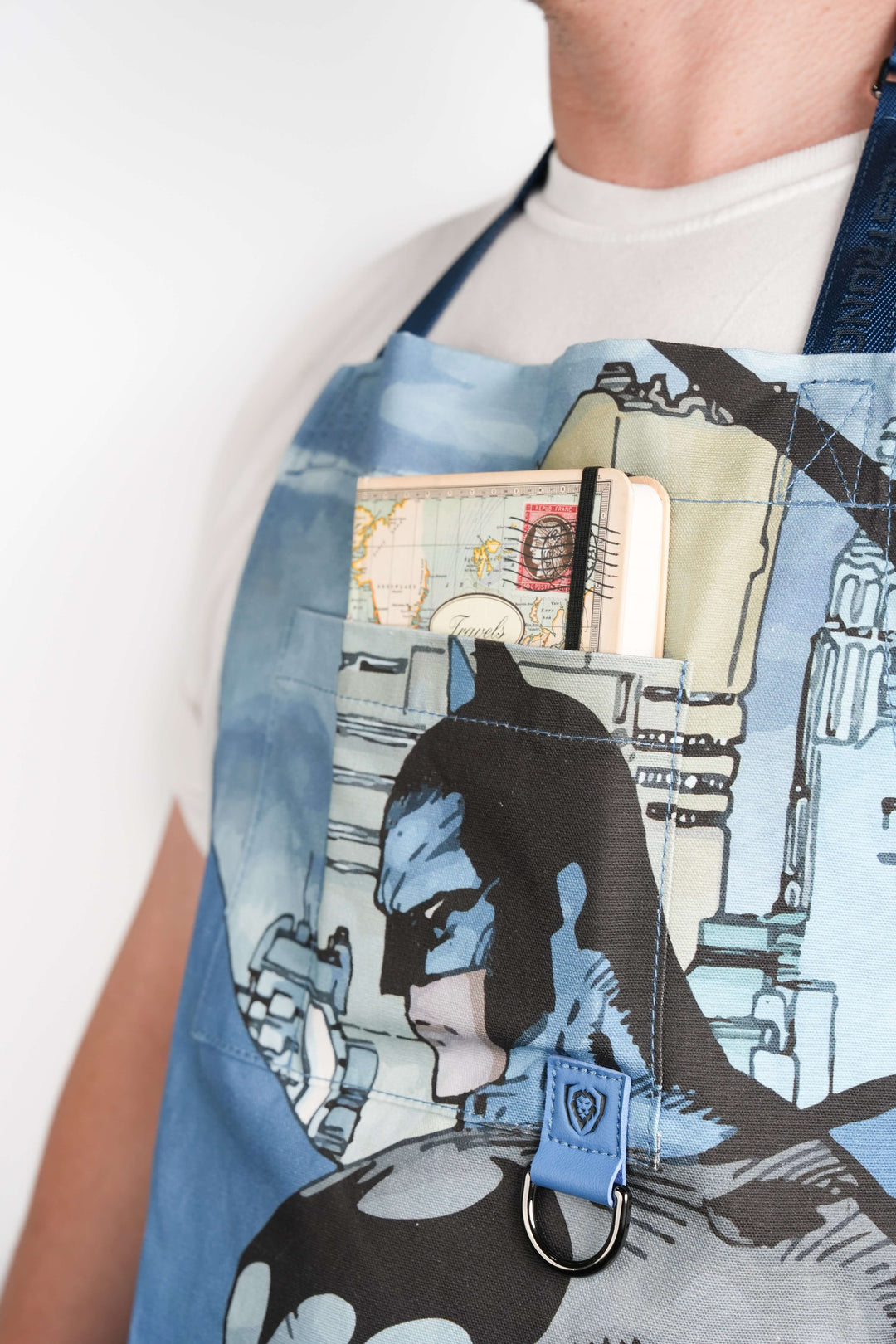 Chef's Apron | Batman™ Edition | Blue Legend | 100% Breathable Cotton | Dalstrong ©