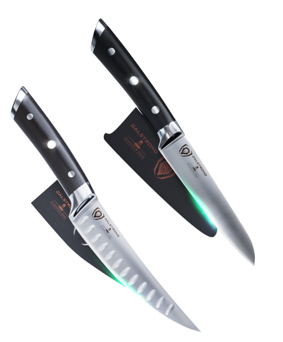 Budget Precision Duo | Gladiator Series 6" Curved Fillet Knife + 3.5" Paring Knife