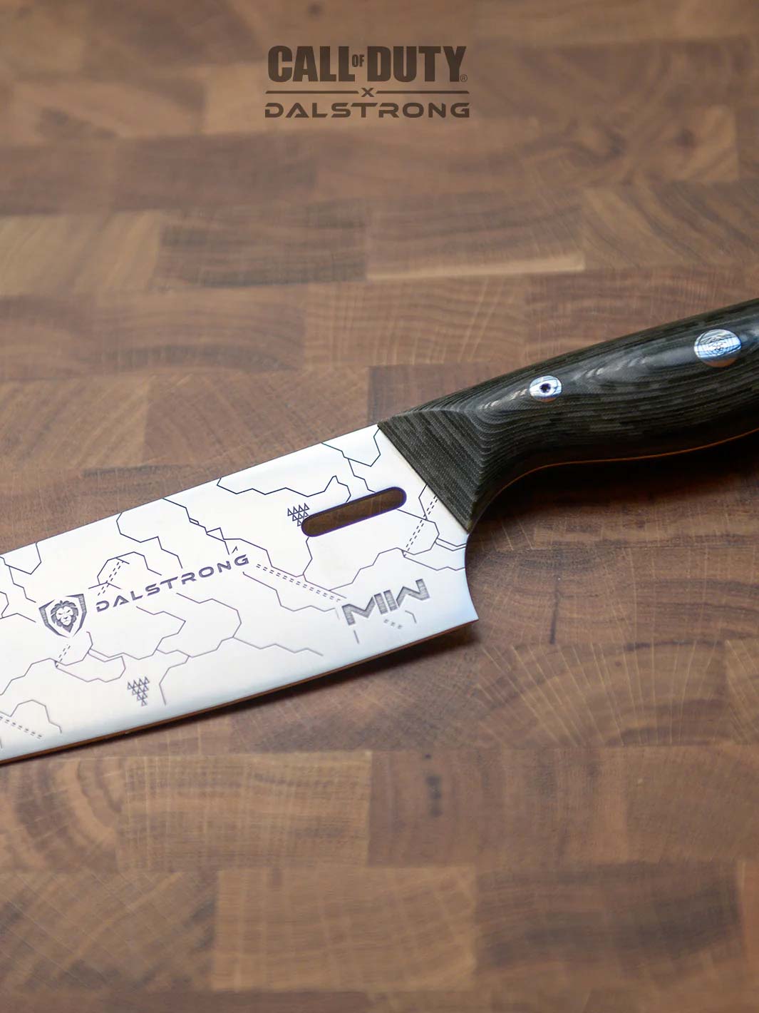 Dalstrong call of duty series 8 inch chef knife featuring it's ...