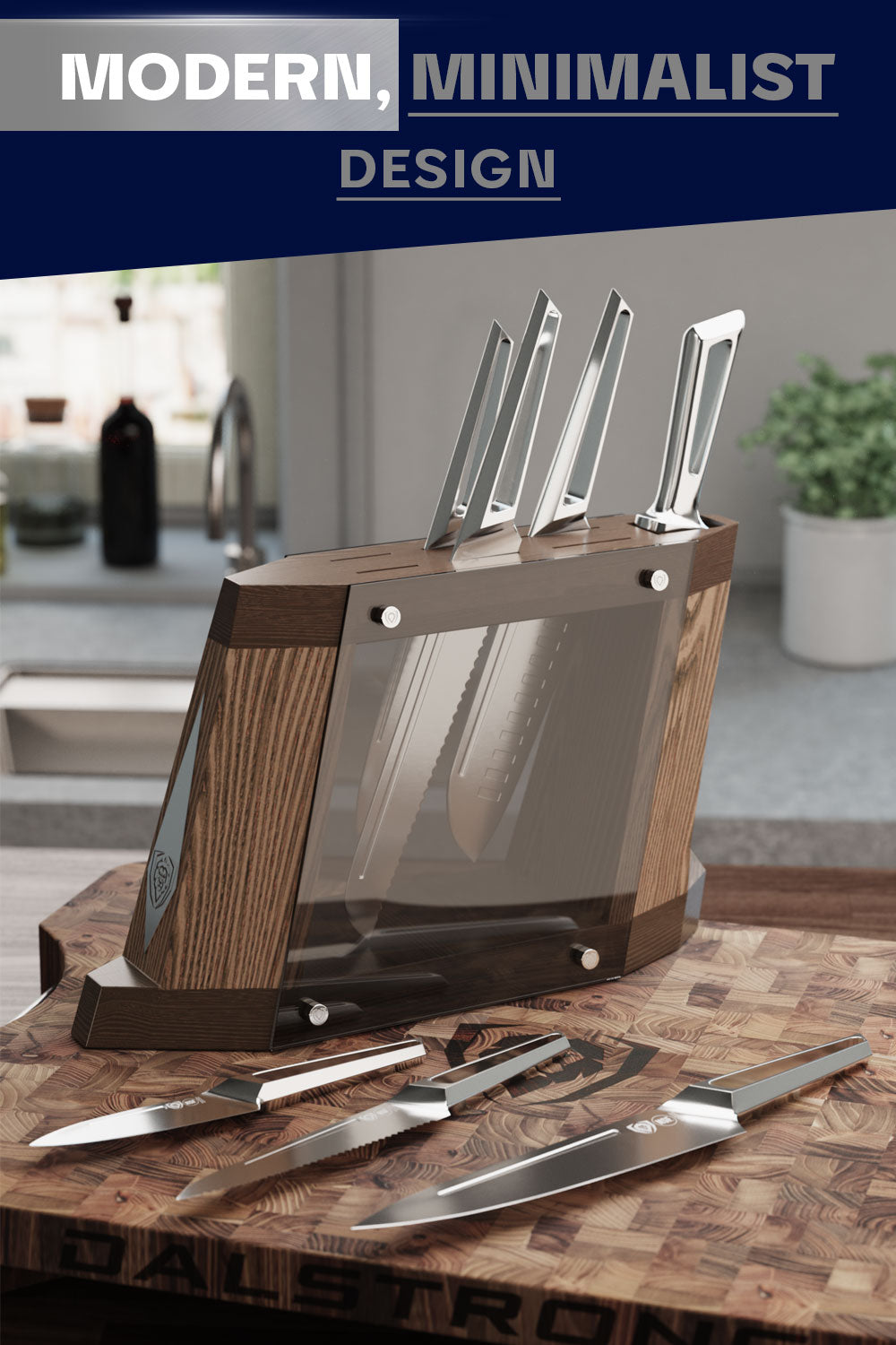 DALSTRONG - 18pc Knife Block Set - Crusader Series - Forged