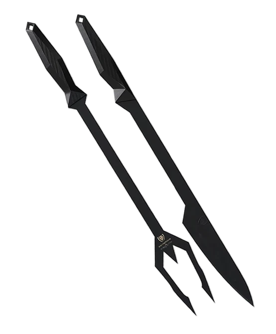 Shadow Black Series _ Carving BBQ Trident Set | Shadow Black Series | NSF Certified | Dalstrong © _ 1