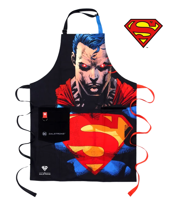 Chef's Apron | Superman™ Edition | Heat Vision | 100% Breathable Cotton | Dalstrong ©