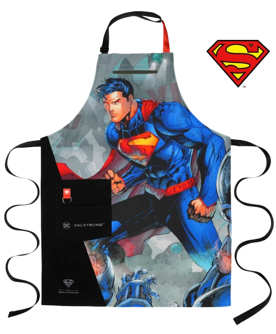 Chef's Apron | Superman™ Edition | Man of Steel | 100% Breathable Cotton | Dalstrong ©