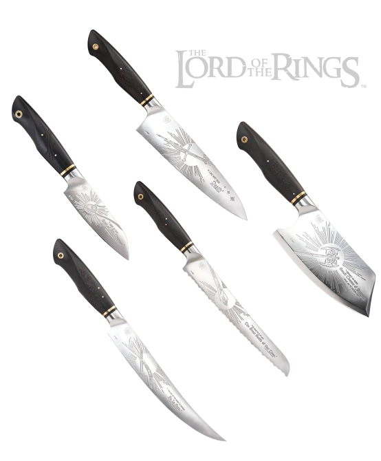 The Lord of the Rings™ Edition _ 5-Piece Knife Set | The Lord of the Rings™ Edition | Dalstrong © _ 1