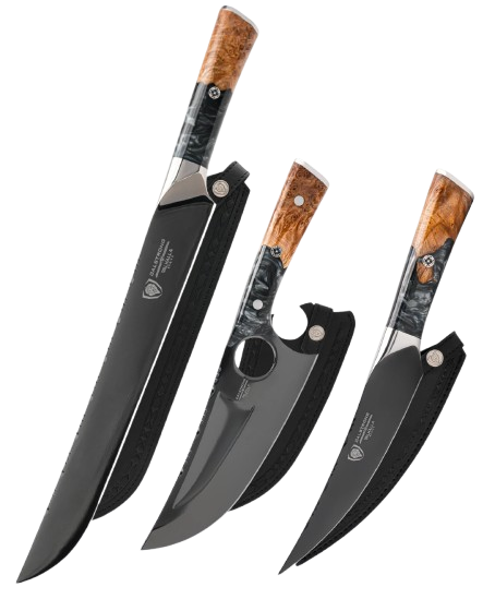 Valhalla Series _ 3 Piece Set | Slicing, Fillet & Venator Knife | Valhalla Series | Ravenstone Edition | Dalstrong © _ 1