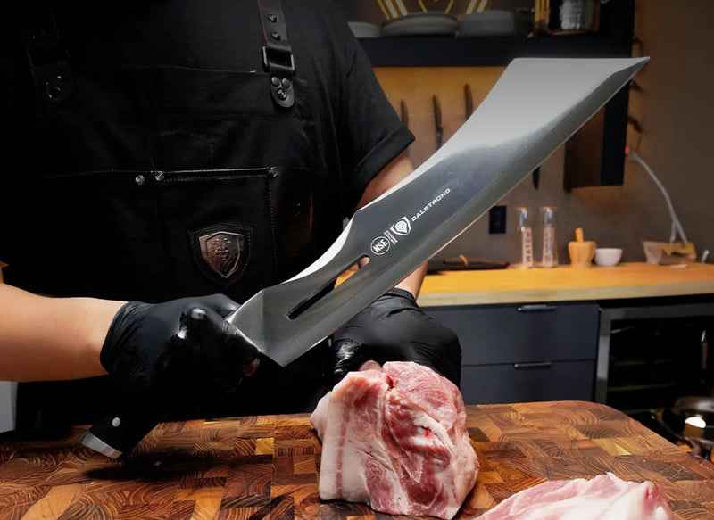 Gladiator Series _ Annihilator Meat Cleaver with Stand 14" | Gladiator Series | Cleaver NSF Certified | Dalstrong © _ 0