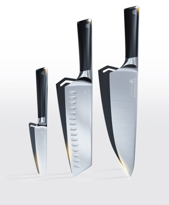 Vanquish Series _ 3-Piece Knife Set | Black Handle | Vanquish Series | NSF Certified | Dalstrong © _ 1
