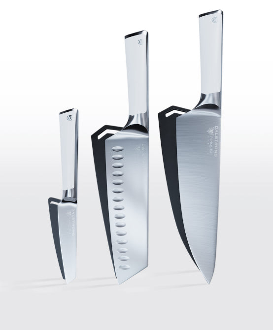 Vanquish Series _ 3-Piece Knife Set | White Handle | Vanquish Series | NSF Certified | Dalstrong © _ 1