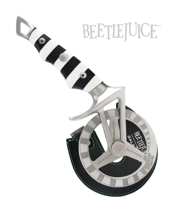 Pizza Wheel & Cutter | Beetlejuice™ Edition | Dalstrong ©