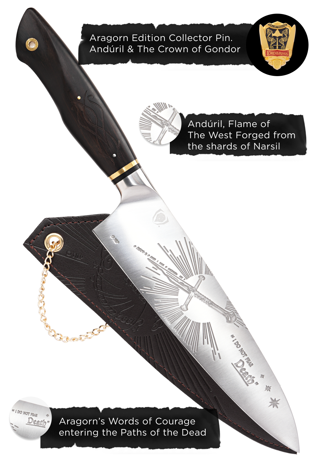 Chef Knife 8" | Lord of the Rings™ Edition | Dalstrong ©