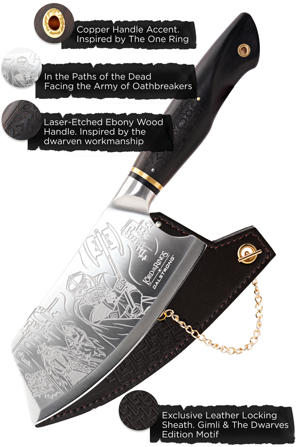 Cleaver Knife 6" | Lord of the Rings™ Edition | Dalstrong ©