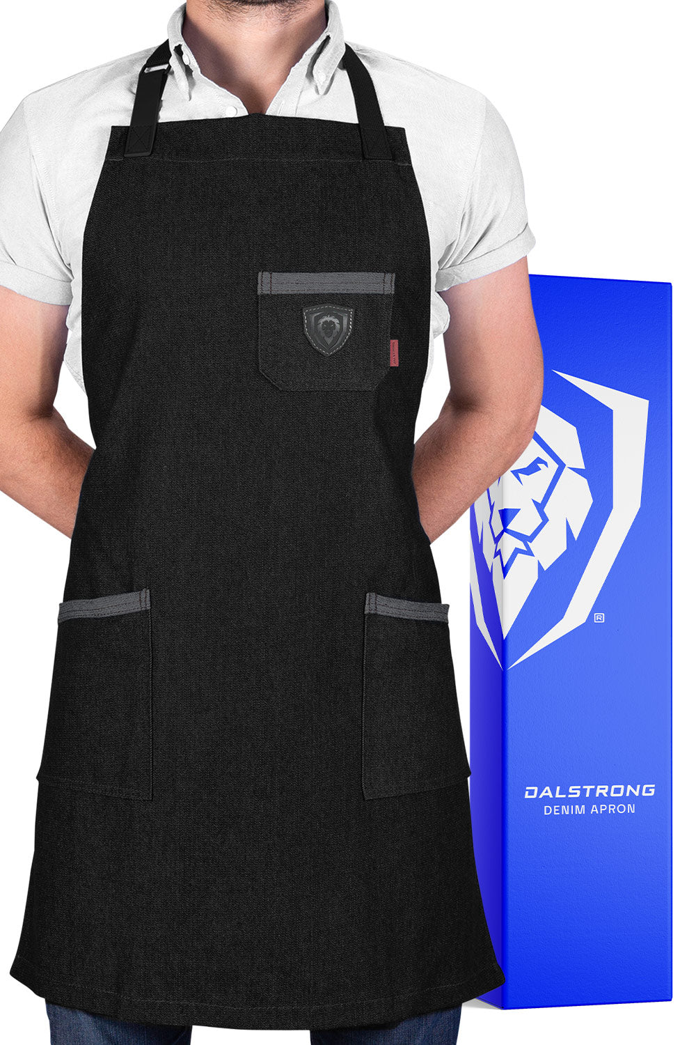 The Night Rider | Black Denim | Professional Chef's Kitchen Apron | Dalstrong ©