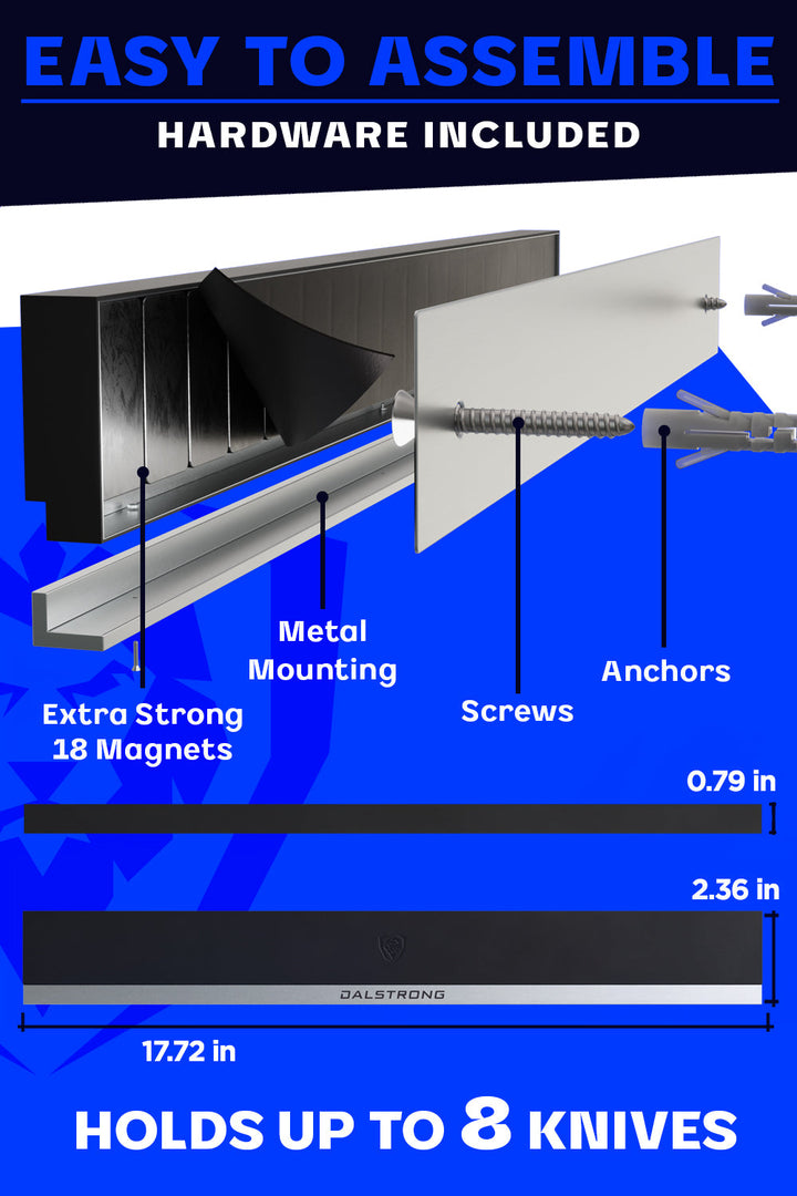 Magnetic Bar Silicone | Wall Knife Holder | Dalstrong © 8