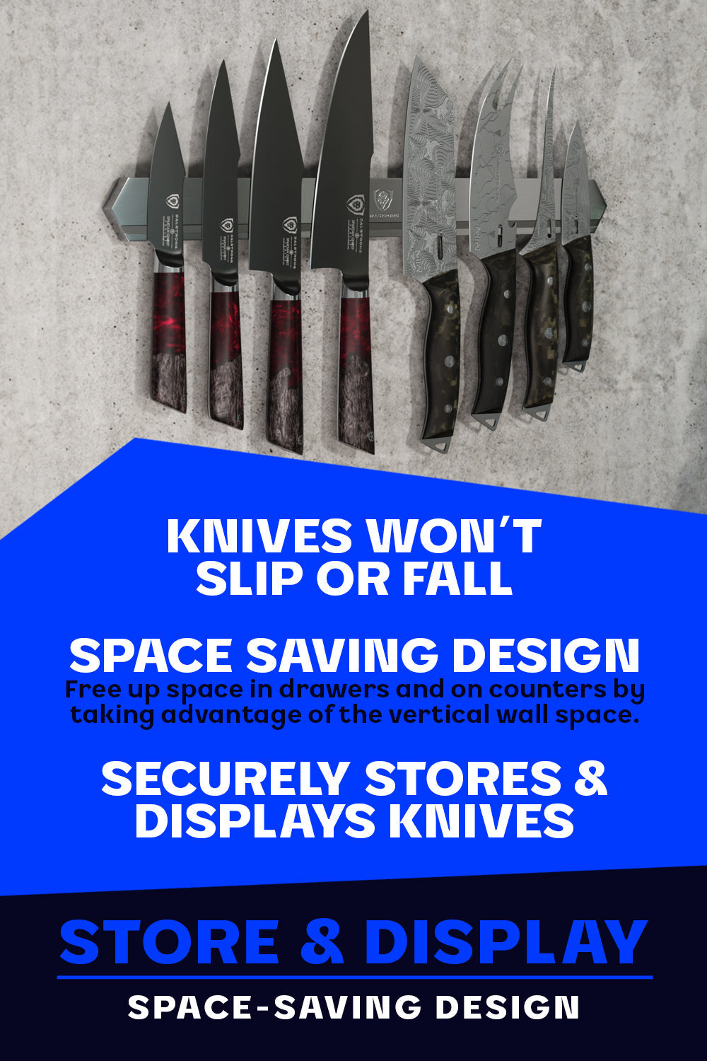 Magnetic Bar Stainless | Wall Knife Holder | Dalstrong © 9