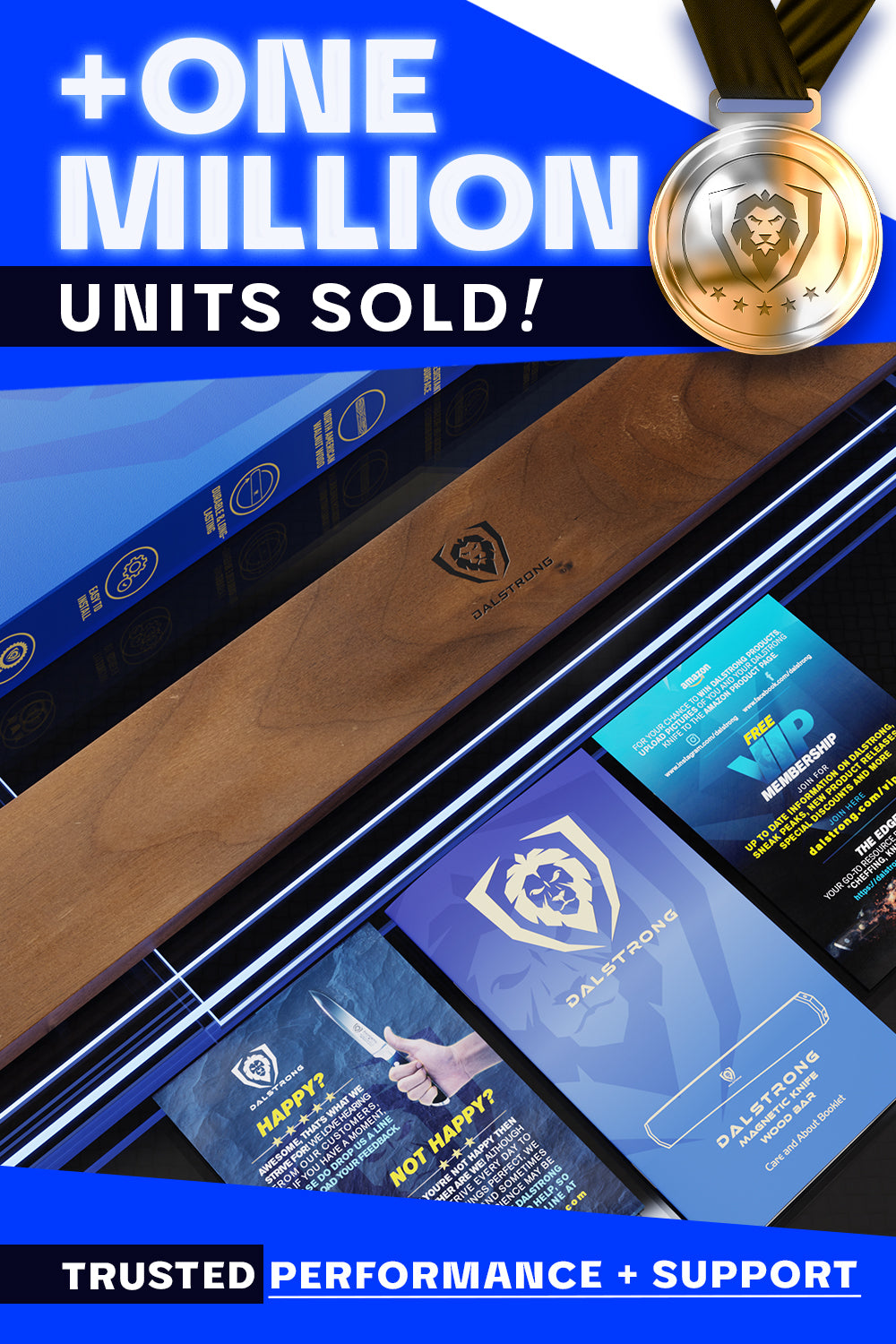 Magnetic Bar Walnut | Wall Knife Holder | Dalstrong © 6