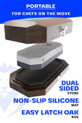 #1000 / #6000 Grit Combo with Oak Storage Box